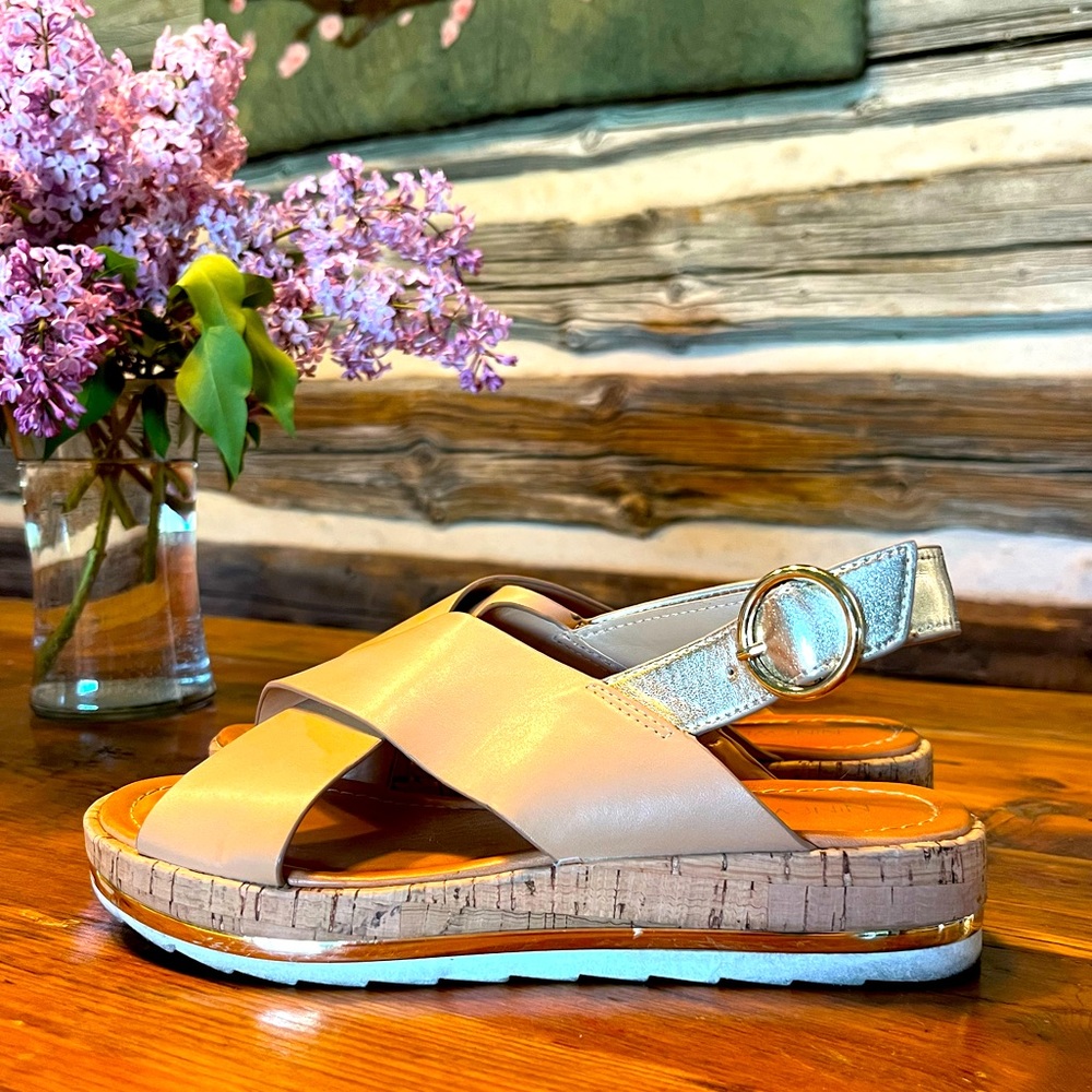 Nine West sling back sandals